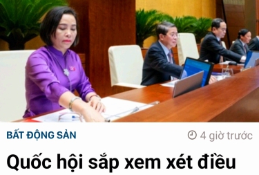Quốc hội sắp xem xét điều chỉnh Luật Đất đai có hiệu lực từ 1/8/2024 trở đi