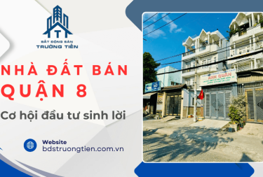 Nhà đất bán quận 8 và cơ hội đầu tư sinh lời cùng Bất Động Sản Trường Tiến